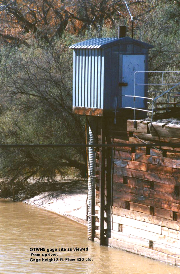 Otowi water gauge